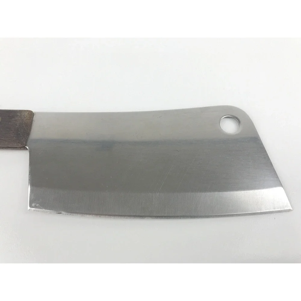 Kiwi‎ Brand Mini Cleaver Knife Chopper Thai Made Stainless Steel Wood Handle